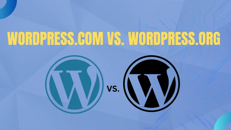 wordpress.com vs. wordpress.org
